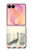 S3551 Art de l'millésimé de la poste enveloppe aérienne Etui Coque Housse pour Samsung Galaxy Z Flip 8