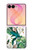 S3697 Oiseaux de la vie des feuilles Etui Coque Housse pour Samsung Galaxy Z Flip 8