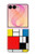 S3814 Composition de dessin au trait Piet Mondrian Etui Coque Housse pour Samsung Galaxy Z Flip 8