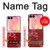 S3817 Motif de fleurs de cerisier floral rouge Etui Coque Housse pour Samsung Galaxy Z Flip 8