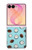S3860 Motif à pois de noix de coco Etui Coque Housse pour Samsung Galaxy Z Flip 8