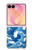 S3901 Vagues esthétiques de l'océan de tempête Etui Coque Housse pour Samsung Galaxy Z Flip 8