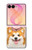 S3918 Bébé Corgi Chien Corgi Fille Bonbons Etui Coque Housse pour Samsung Galaxy Z Flip 8