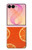 S3946 Motif orange sans couture Etui Coque Housse pour Samsung Galaxy Z Flip 8