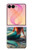 S4006 Peinture à l'huile Sirène Etui Coque Housse pour Samsung Galaxy Z Flip 8