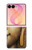 S4022 Visage de Bouddha vintage style doré Etui Coque Housse pour Samsung Galaxy Z Flip 8