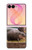 S4031 Bébé hippopotame Famille d'hippopotames Etui Coque Housse pour Samsung Galaxy Z Flip 8