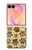 S4032 Empreinte de patte d'animal sauvage Etui Coque Housse pour Samsung Galaxy Z Flip 8