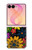 S4043 Fleurs colorées dessin animé Etui Coque Housse pour Samsung Galaxy Z Flip 8