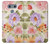 S3035 Sweet Flower Painting Etui Coque Housse pour LG G6