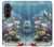 S0227 L'aquarium Etui Coque Housse pour Samsung Galaxy Z Fold 8 Ultra