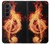 S0493 Note de musique Graver Etui Coque Housse pour Samsung Galaxy Z Fold 8 Ultra