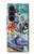 S0588 mur de graffiti Etui Coque Housse pour Samsung Galaxy Z Fold 8 Ultra