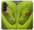 S0785 Serpent vert Etui Coque Housse pour Samsung Galaxy Z Fold 8 Ultra