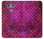 S3051 Pink Mermaid Fish Scale Etui Coque Housse pour LG G6