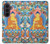 S1256 Peinture Bouddha Etui Coque Housse pour Samsung Galaxy Z Fold 8 Ultra