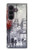 S1295 Peinture Eiffel de Paris Etui Coque Housse pour Samsung Galaxy Z Fold 8 Ultra