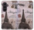 S2211 Carte postale de Paris Tour Eiffel Etui Coque Housse pour Samsung Galaxy Z Fold 8 Ultra