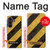 S2231 Noir et Jaune Ligne de risque rayé Etui Coque Housse pour Samsung Galaxy Z Fold 8 Ultra