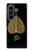S2331 Feuille d'or bouddhiste Symbole de l'OM Etui Coque Housse pour Samsung Galaxy Z Fold 8 Ultra