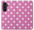 S2358 Rose à pois Etui Coque Housse pour Samsung Galaxy Z Fold 8 Ultra