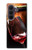S2396 Rouge Bouteille de vin et le verre Etui Coque Housse pour Samsung Galaxy Z Fold 8 Ultra