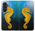 S2444 Hippocampe Monde sous-marin Etui Coque Housse pour Samsung Galaxy Z Fold 8 Ultra