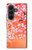 S2543 Motif japonais Kimono fleur de style Etui Coque Housse pour Samsung Galaxy Z Fold 8 Ultra