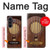 S2655 Deco Radio bakélite millésimé Etui Coque Housse pour Samsung Galaxy Z Fold 8 Ultra