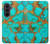 S2688 Aqua Copper Turquoise Graphic Gemme Etui Coque Housse pour Samsung Galaxy Z Fold 8 Ultra