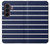 S2767 Marine rayé blanc Etui Coque Housse pour Samsung Galaxy Z Fold 8 Ultra