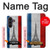 S2859 Drapeau France millésimé Tour Eiffel Etui Coque Housse pour Samsung Galaxy Z Fold 8 Ultra