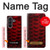 S2879 Rouge Arowana écailles de poisson Etui Coque Housse pour Samsung Galaxy Z Fold 8 Ultra