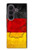 S2935 Allemagne Drapeau Carte Etui Coque Housse pour Samsung Galaxy Z Fold 8 Ultra