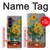 S2937 Claude Monet Bouquet de tournesols Etui Coque Housse pour Samsung Galaxy Z Fold 8 Ultra