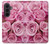 S2943 Rose rose Etui Coque Housse pour Samsung Galaxy Z Fold 8 Ultra