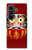 S3023 Japon Bonne chance Daruma Poupée Etui Coque Housse pour Samsung Galaxy Z Fold 8 Ultra