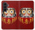 S3023 Japon Bonne chance Daruma Poupée Etui Coque Housse pour Samsung Galaxy Z Fold 8 Ultra
