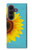 S3039 Tournesol Bleu millésimé Etui Coque Housse pour Samsung Galaxy Z Fold 8 Ultra