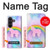 S3070 Arc en ciel pastel ciel Licorne Etui Coque Housse pour Samsung Galaxy Z Fold 8 Ultra