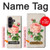 S3079 Rose Rose millésimé Etui Coque Housse pour Samsung Galaxy Z Fold 8 Ultra