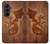 S3086 Rouge dragon Tatouage Etui Coque Housse pour Samsung Galaxy Z Fold 8 Ultra