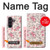 S3095 Motif Rose millésimé Etui Coque Housse pour Samsung Galaxy Z Fold 8 Ultra