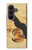 S3229 Affiche de chat millésimé Etui Coque Housse pour Samsung Galaxy Z Fold 8 Ultra