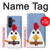 S3254 Poulet Dessin animé Etui Coque Housse pour Samsung Galaxy Z Fold 8 Ultra