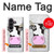 S3257 Vache Dessin animé Etui Coque Housse pour Samsung Galaxy Z Fold 8 Ultra