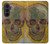 S3359 Vincent Van Gogh Crâne Etui Coque Housse pour Samsung Galaxy Z Fold 8 Ultra