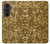 S3388 Imprimer or Glitter Graphic Etui Coque Housse pour Samsung Galaxy Z Fold 8 Ultra