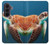 S3497 Vert tortue de mer Etui Coque Housse pour Samsung Galaxy Z Fold 8 Ultra