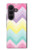 S3514 Arc en ciel Zigzag Etui Coque Housse pour Samsung Galaxy Z Fold 8 Ultra